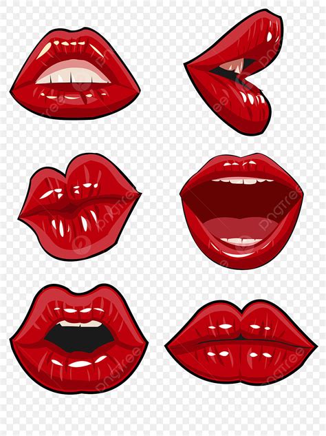 cartoon character with big red lips|red lipstick cartoon.